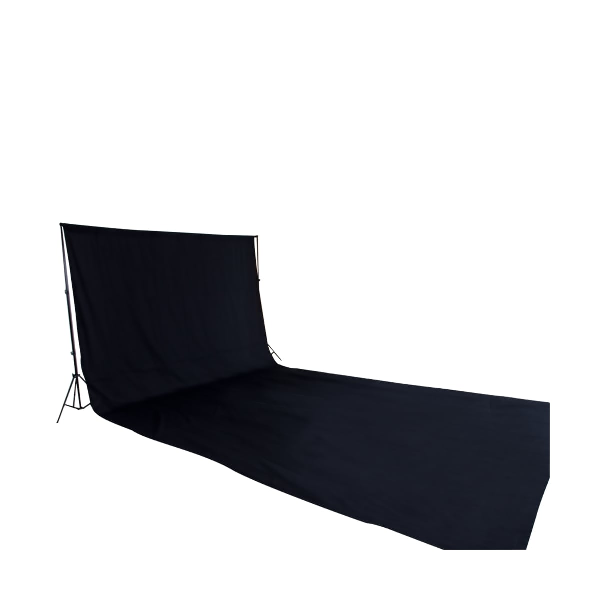 Bakteppe fotostudio 3x6m med veske - svart