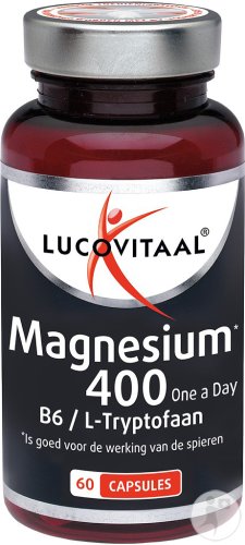 Lucovitaal Magnesium 400 Vitamine B6 L-Tryptophane 60 Capsules