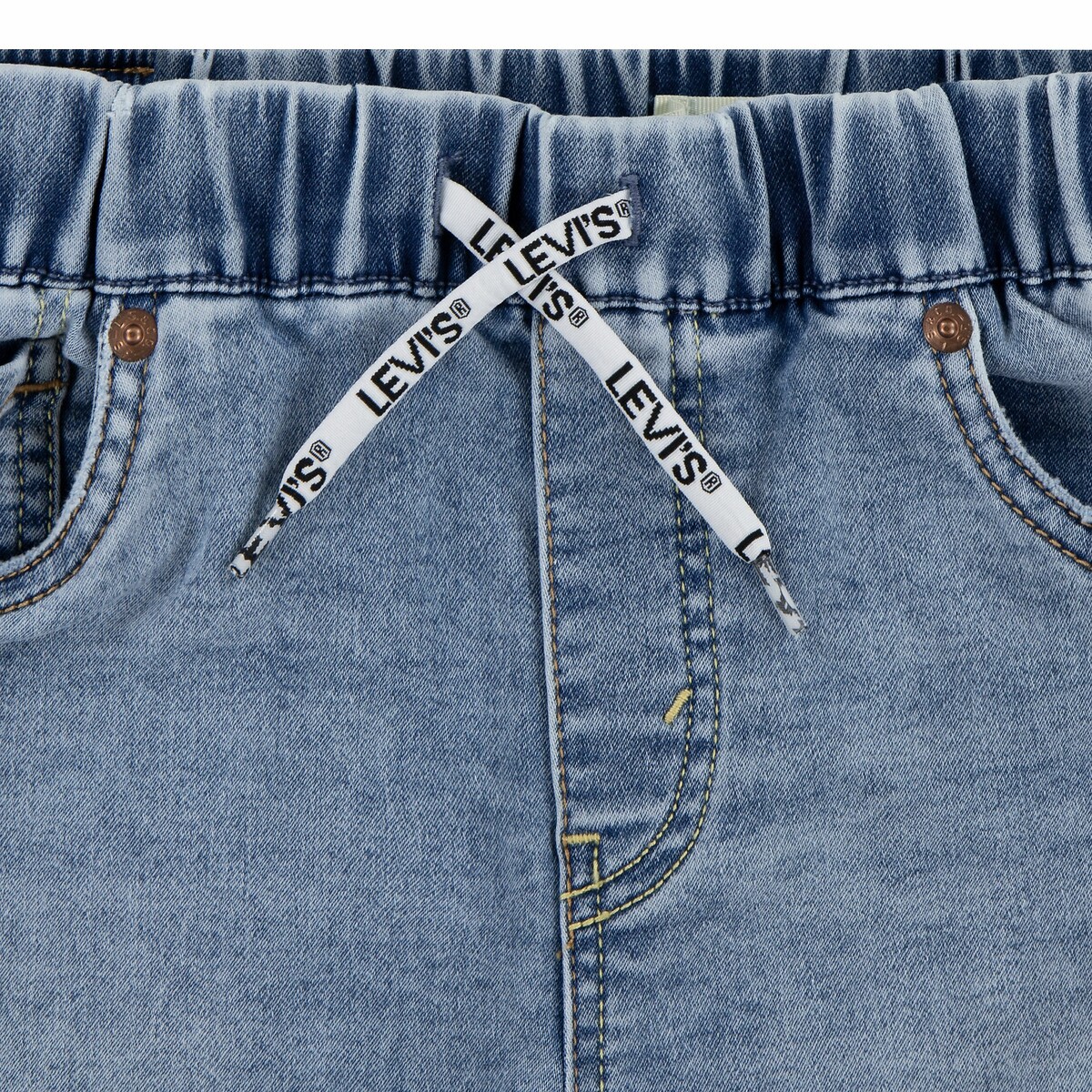 LEVI'S KIDS<br>Shorts skinny com cintura elástica