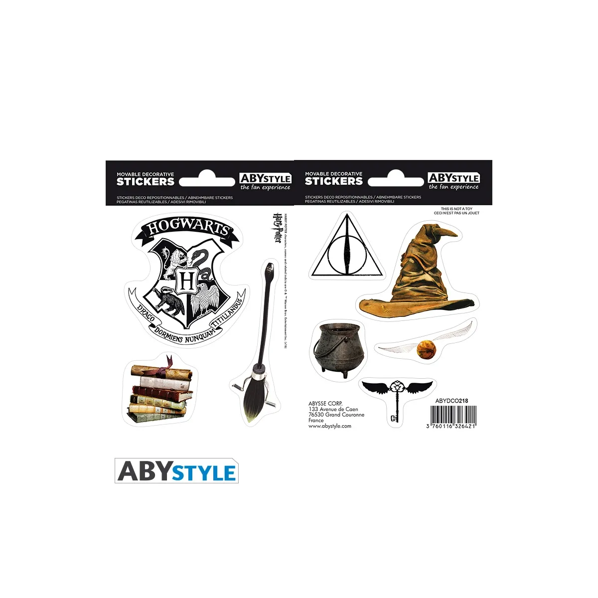 Abystyle Stickers Harry Potter Objets Magiques