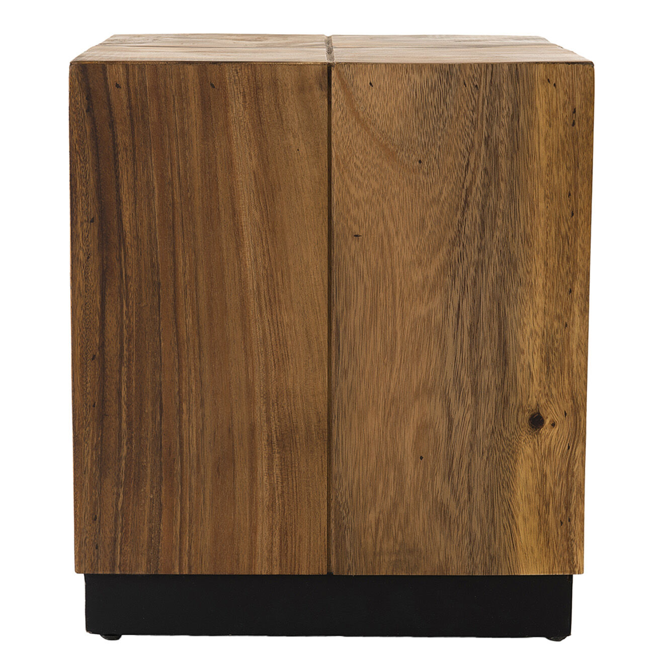 Macabane Table d'appoint carrée Suzy bois - 38x38x45 cm