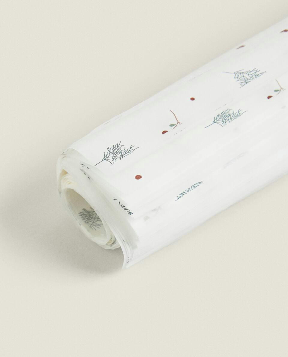 Pacote de papel para forno com estampa de visco de Natal (pacote com 20)