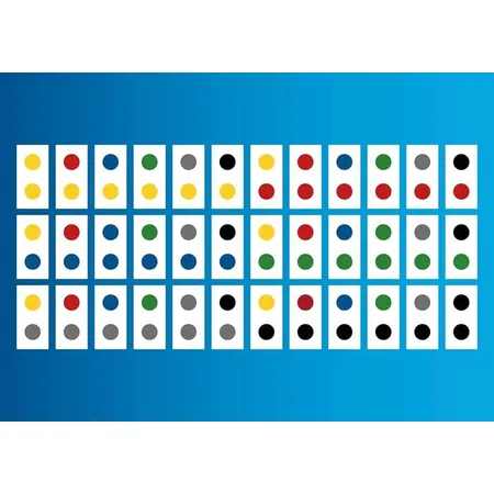 Hubelino Spieleset: Farb-Domino, Vier gewinnt