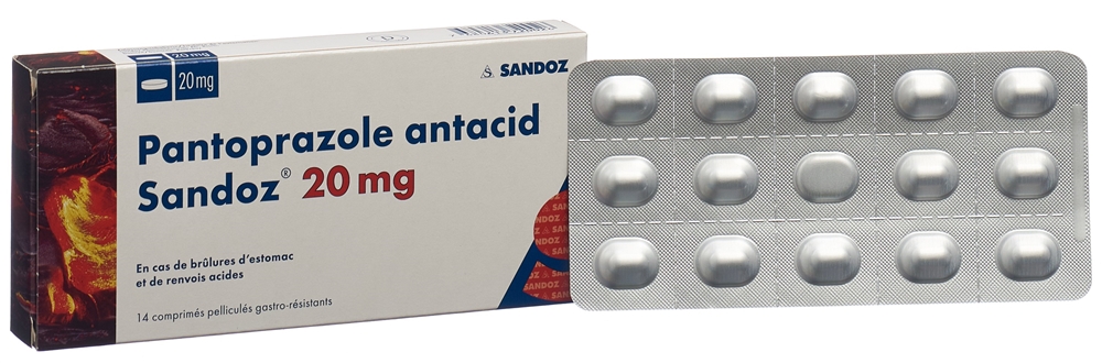 PANTOPRAZOLE Sandoz Filmtabl 20 mg Blist 14 Stk