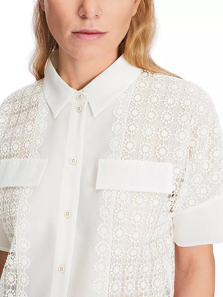 MARC CAIN Bluse weiss