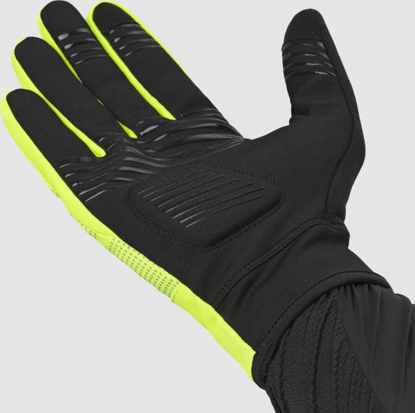 GripGrab Ride 2 Windproof Overgangshandsker, Yellow Hi-Vis