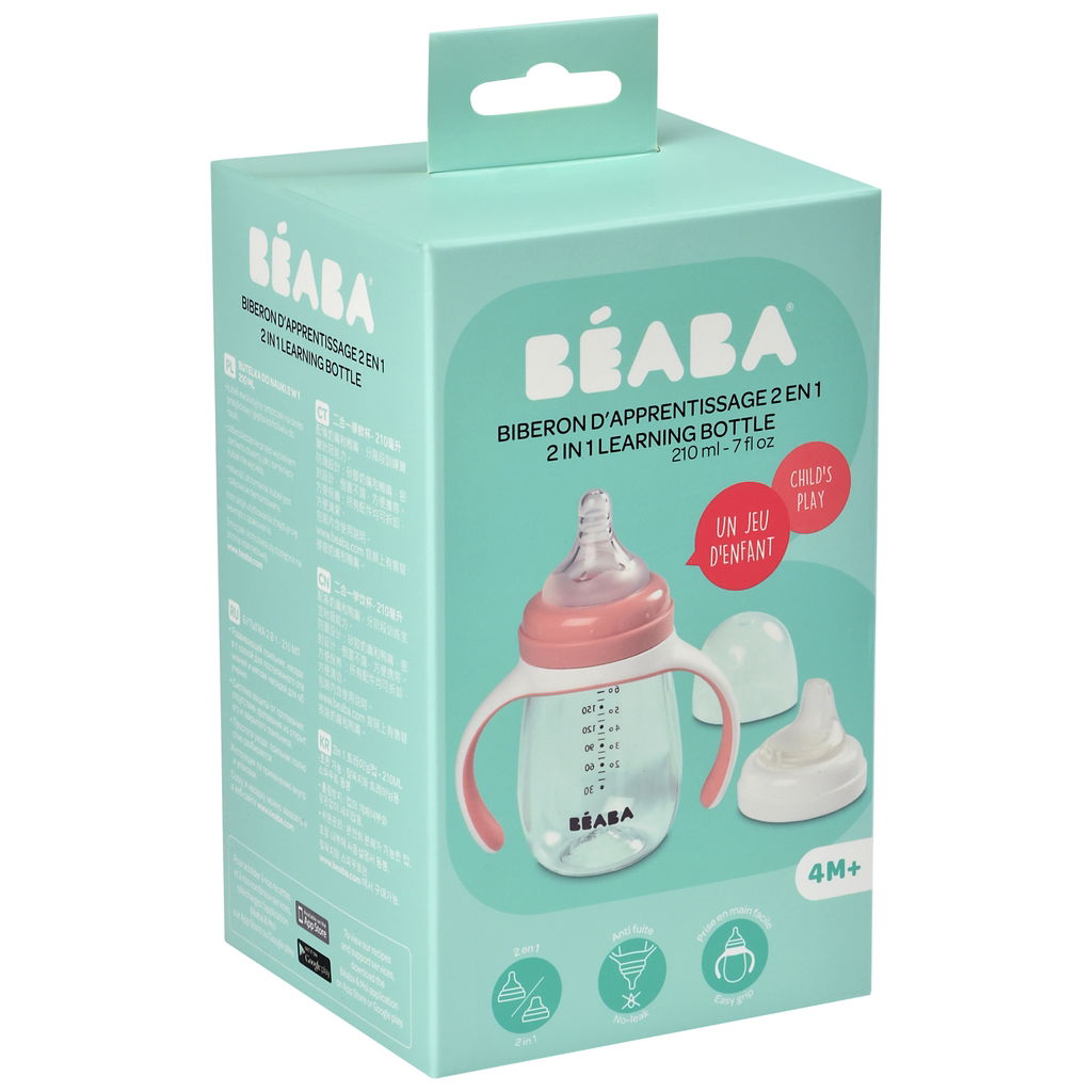 BeabaBeaba   Lerntasse 2in1 rosa