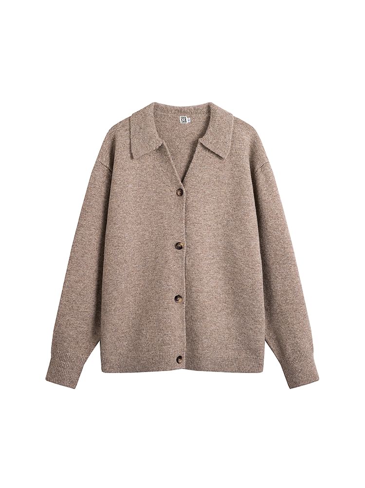 Naideth - Effen vest met kraag