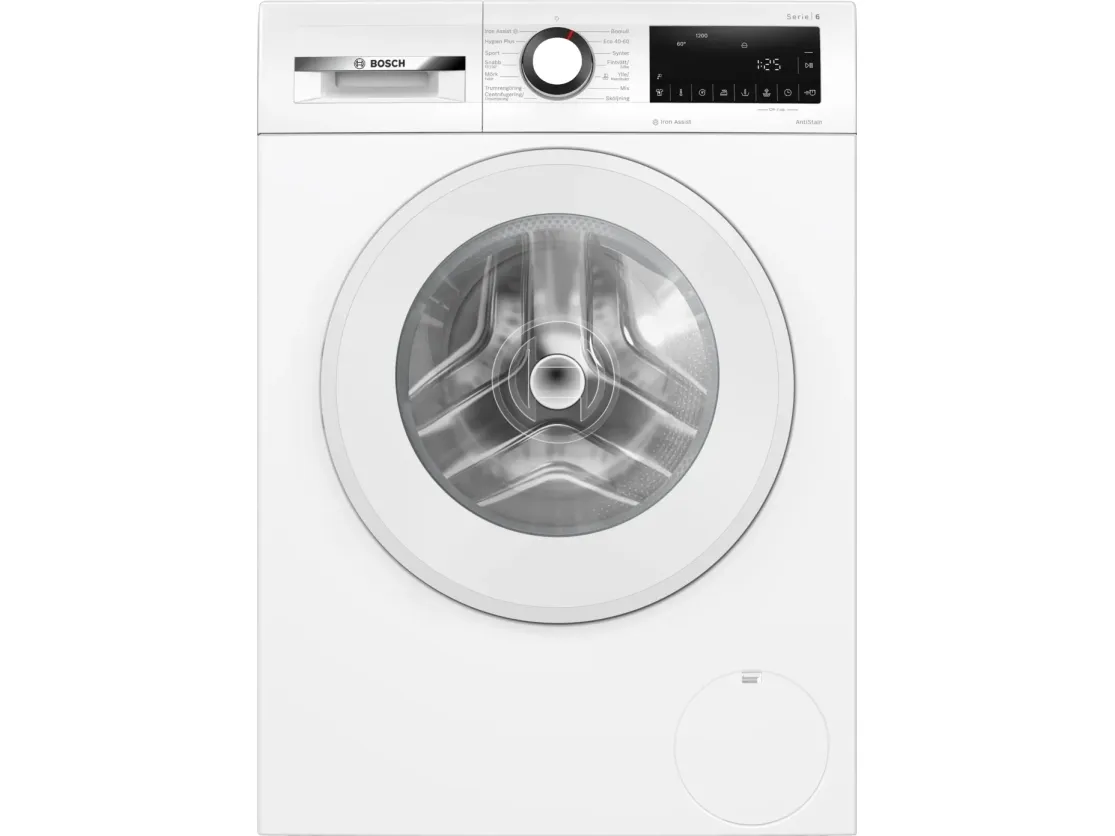 Bosch Serie | 6 WGG242Z2SN - Vaskemaskine - Niche - bredde: 60 cm - højde: 85 cm - frontbetjening - 65 liter - 9 kg - 1200 rpm - hvid