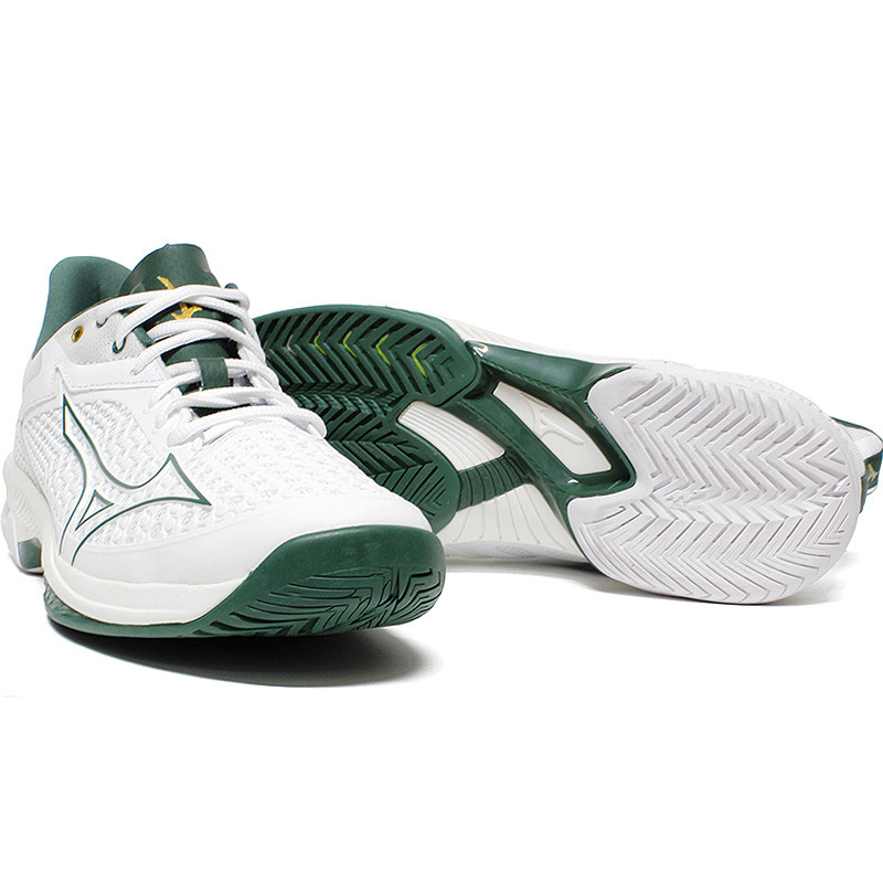 Mizuno Wave Exceed Tour 5 blanche et verte