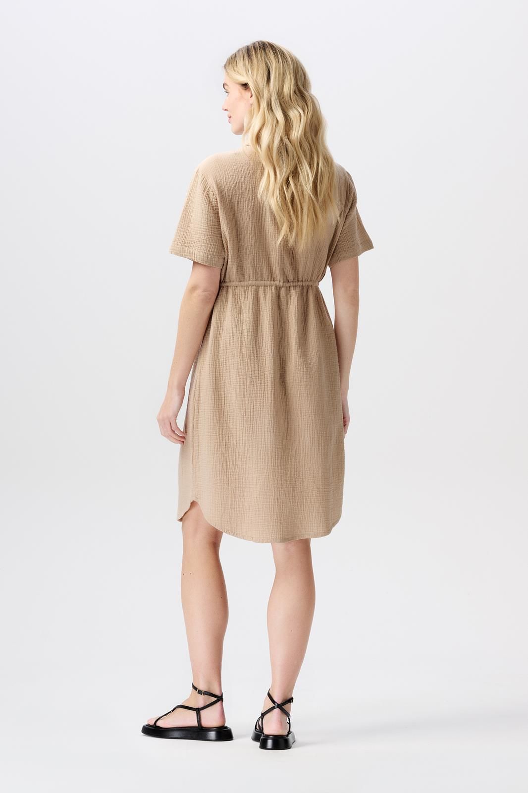 Noppies Maternity Jurk met voedingsfunctie Jamaira - White Pepper