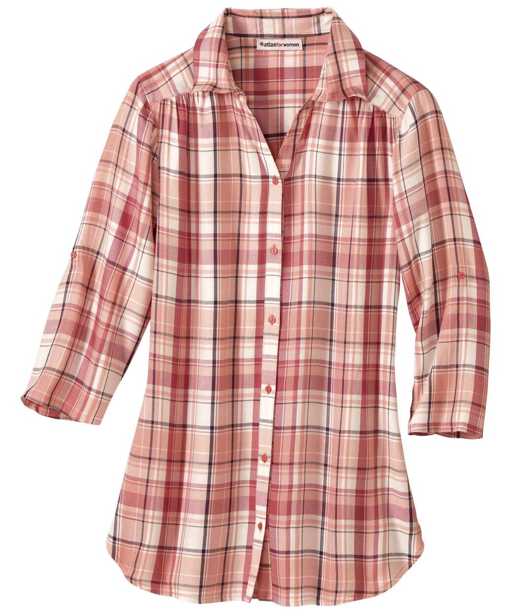 Chemise Longue à Carreaux