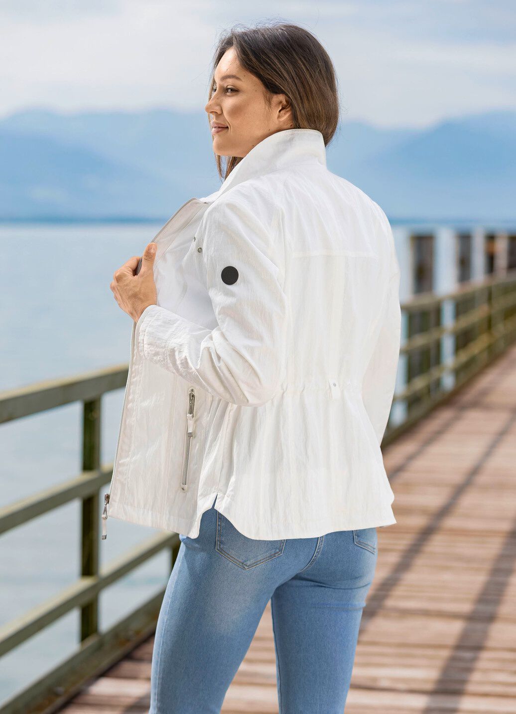 Jacke mit Reißverschlusstaschen