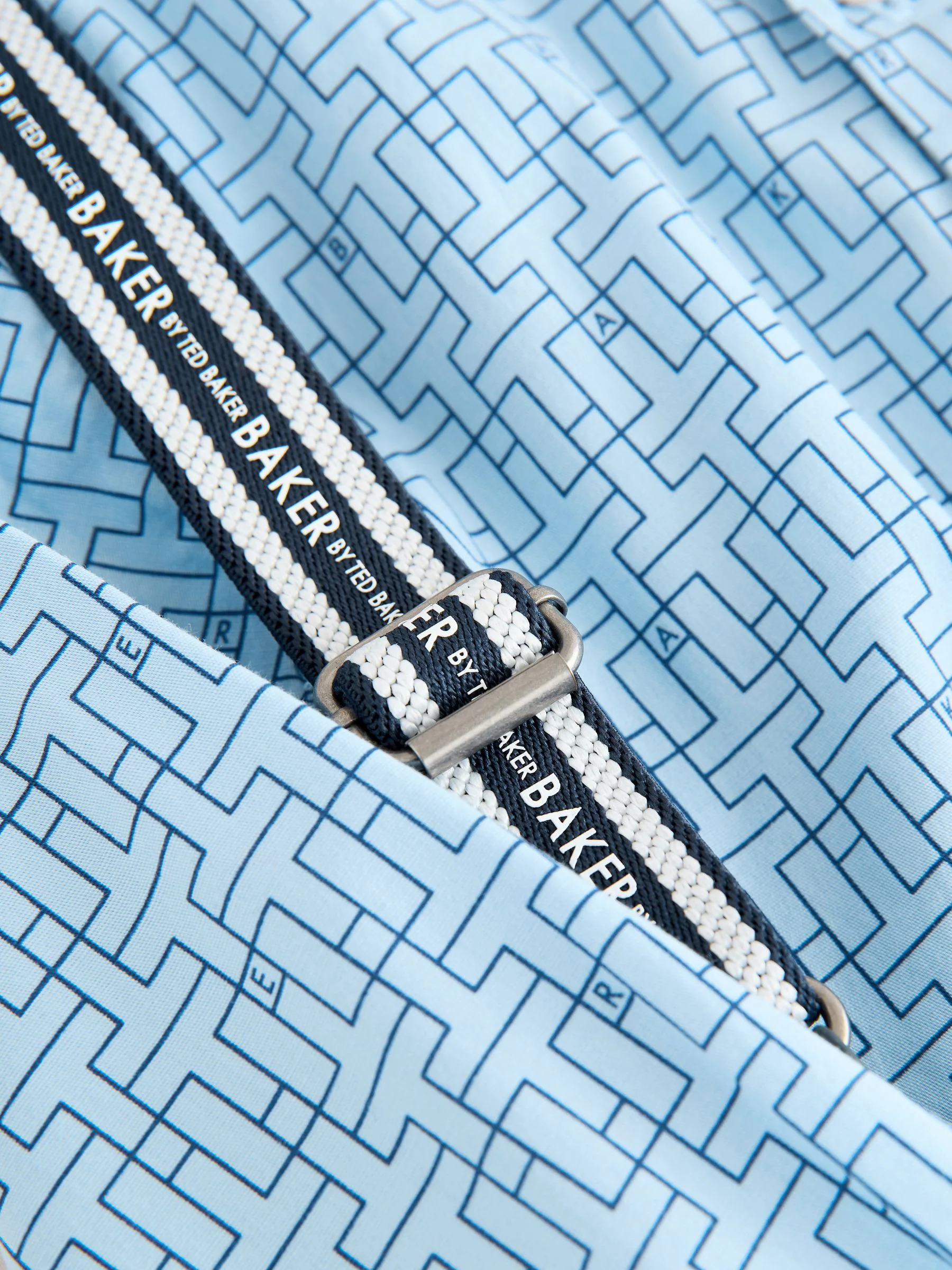 Blauw/marine - Baker by Ted Baker Shirt Trousers and Braces Set