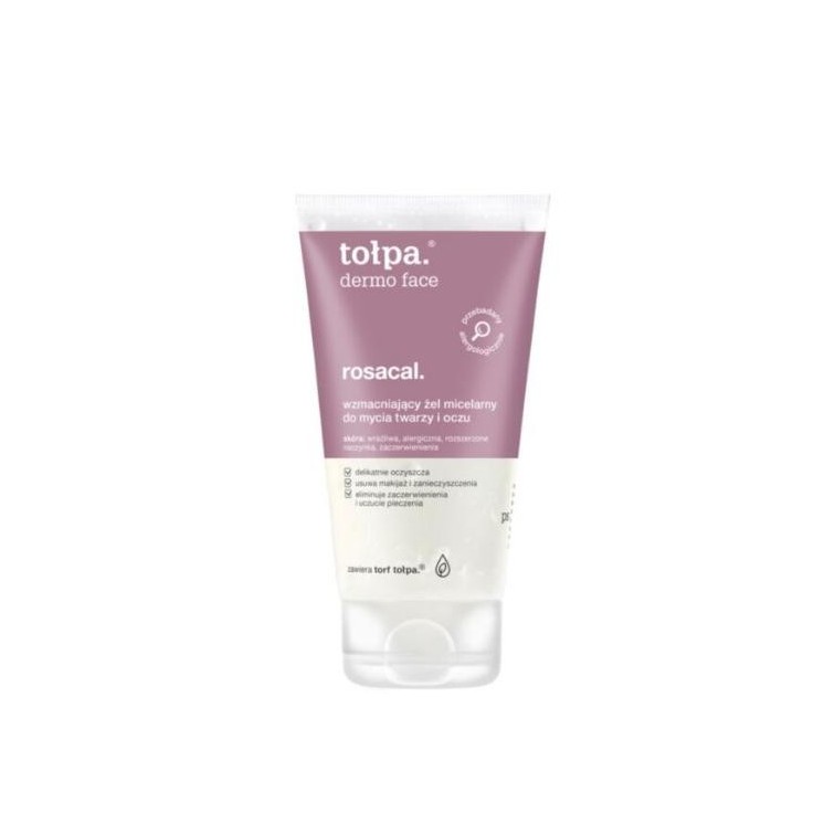 Tołpa Dermo Face Rosacal. versterkende micellaire gel voor het wassen van gezicht en ogen 150 ml