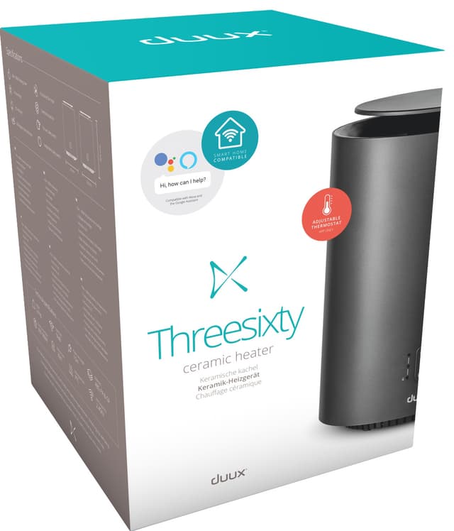 Duux Threesixty Smart 2 varmeblæser 25658 (grå)