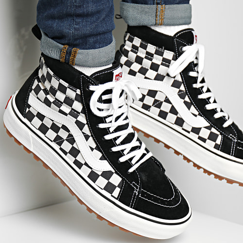 Baskets Sk8 Hi MTE HZYA04 Black White Checkerboard