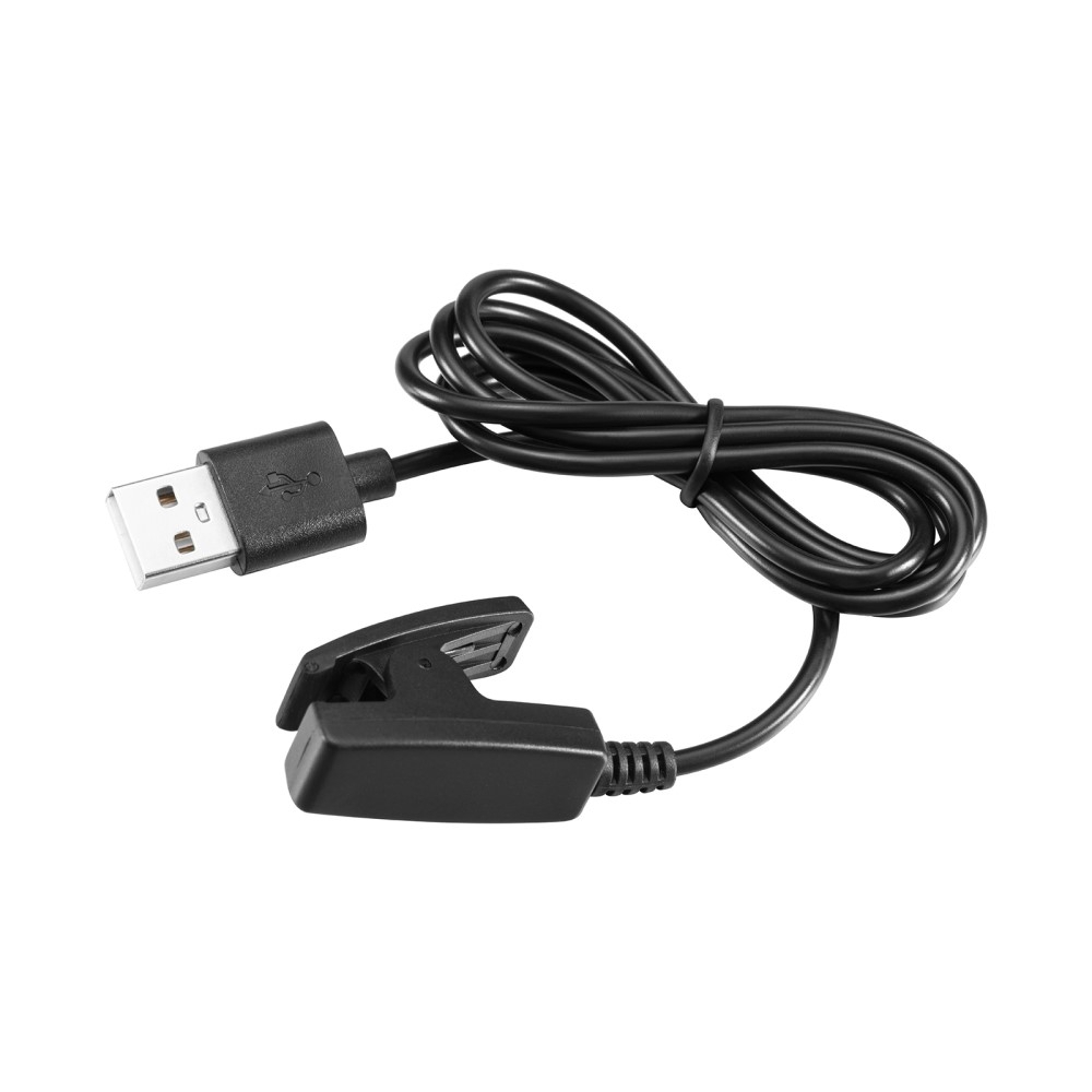(1m) Garmin Vivomove USB A Ladekabel Ladegerät Clip Dockingstation - Schwarz