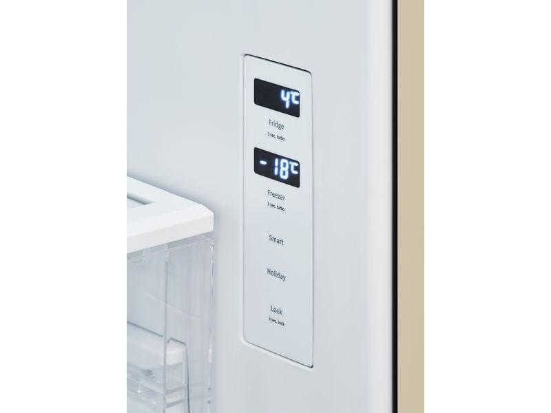 Trisa Kühl-Gefrierkombination Frescolino Classic Creme, Rec Kombigerät mit Kühlschrank und Gefrierschrank