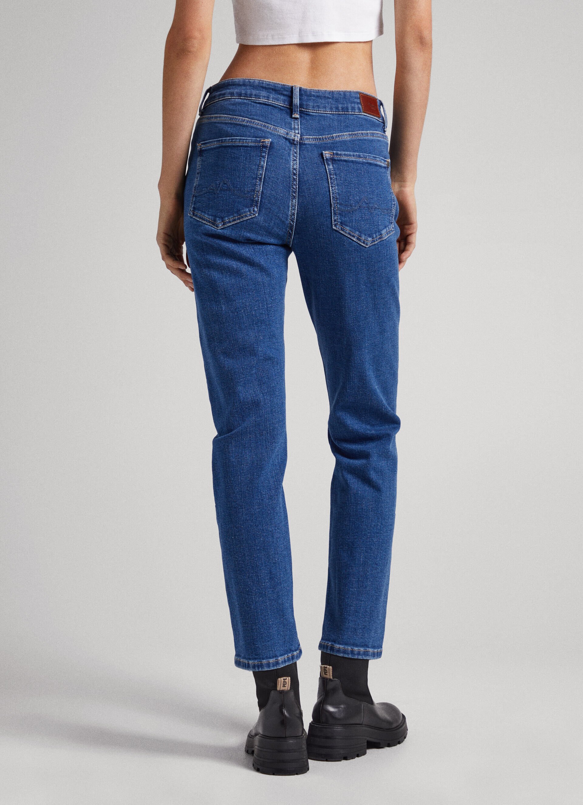 CALÇA JEANS MARY FIT REGULAR TIRO ALTO - jeans