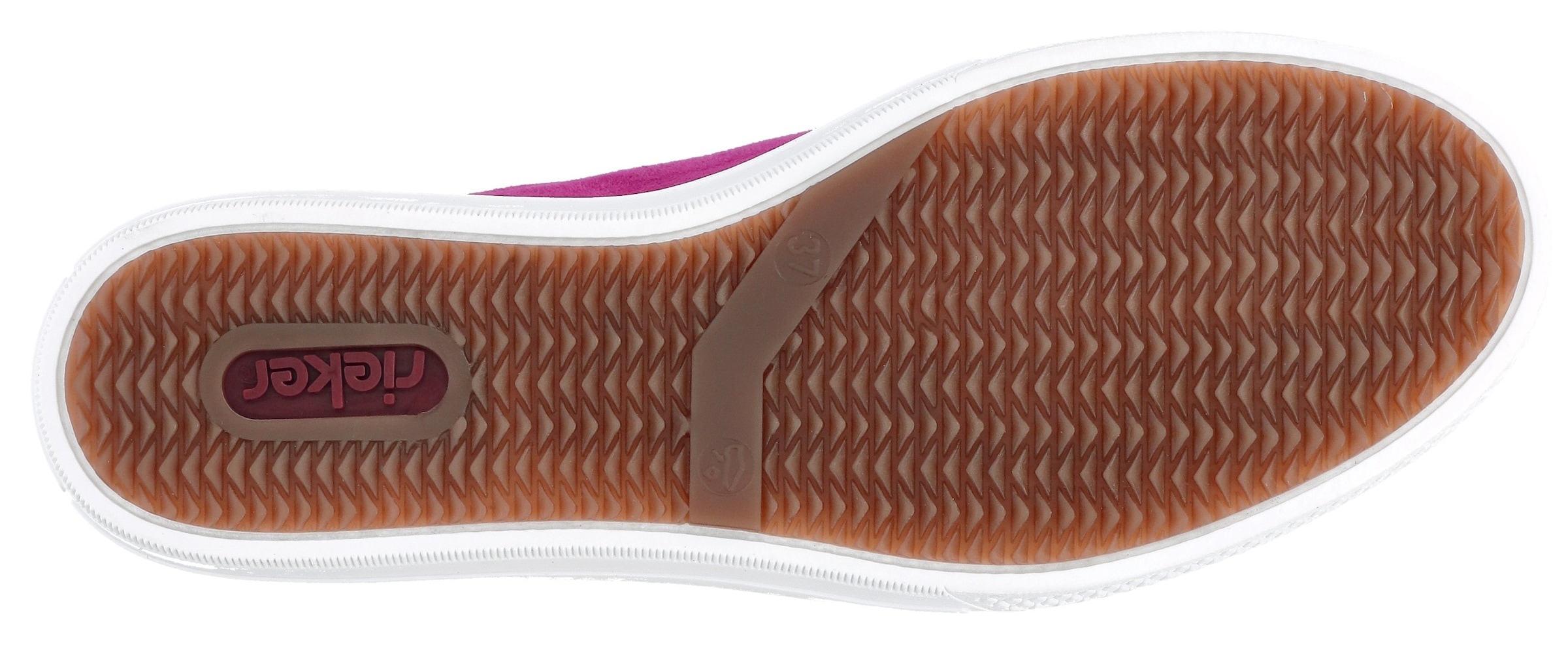 Rieker Plateausneaker  mit weicher MemoSoft-Innensohle, Freizeitschuh, Halbschuh, Schnürschuh