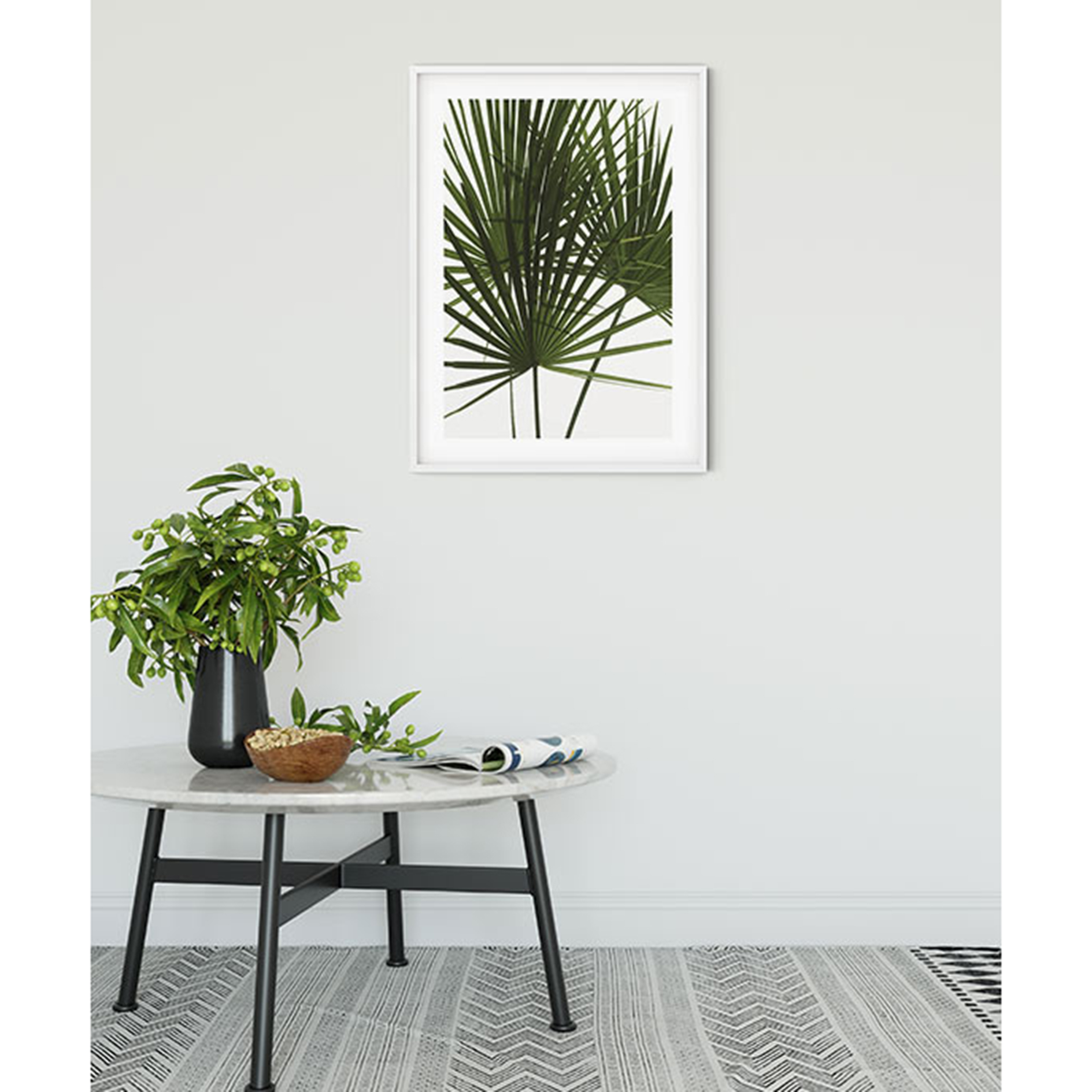 Wandbild PALMTREE LEAVES - 50x70 cm