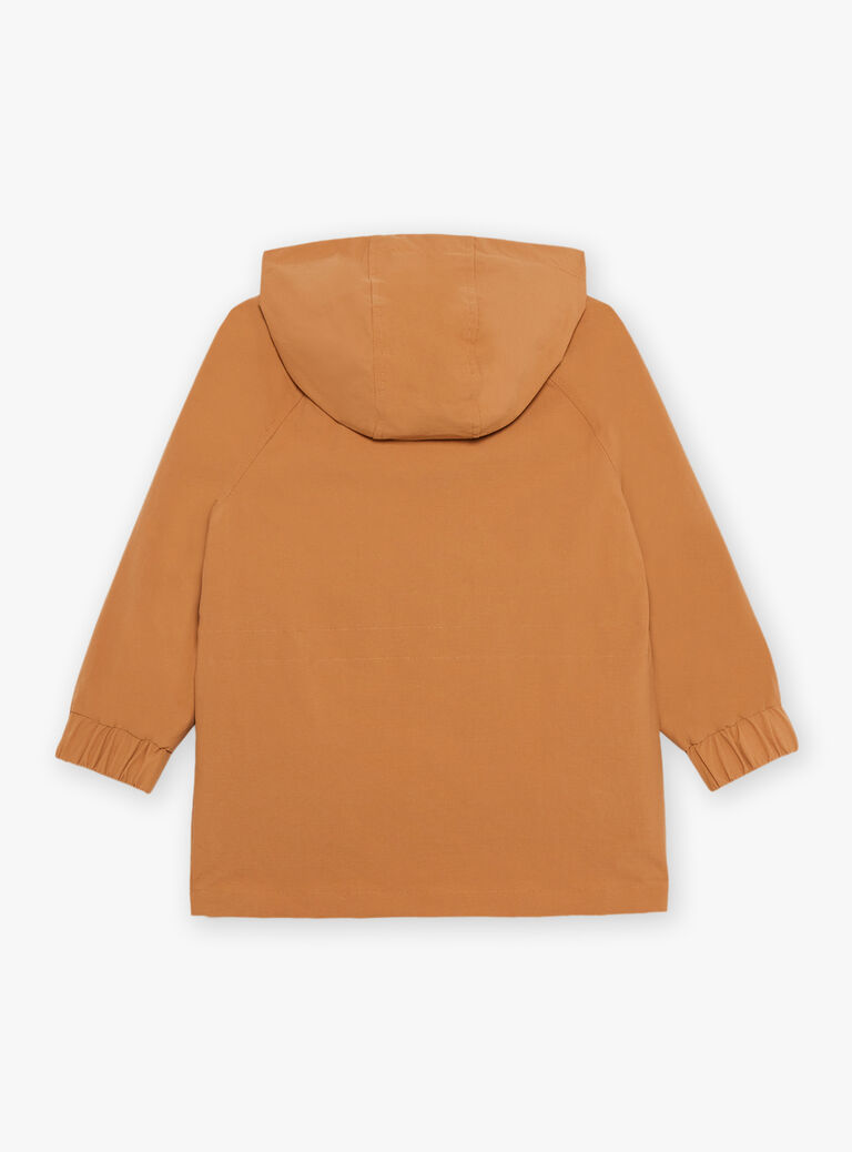 Parka camel 3 en 1 à capuche