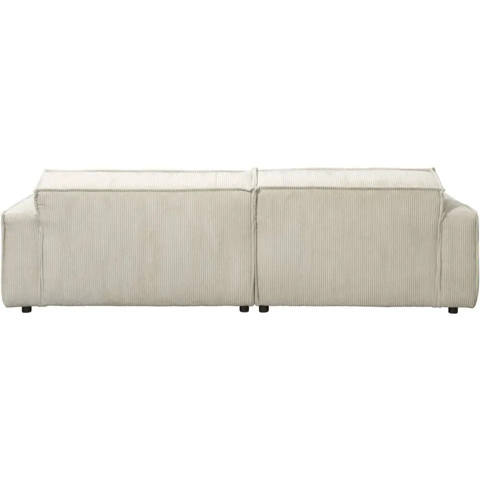 Bank Brooklyn met chaise longue links - Soop - crème