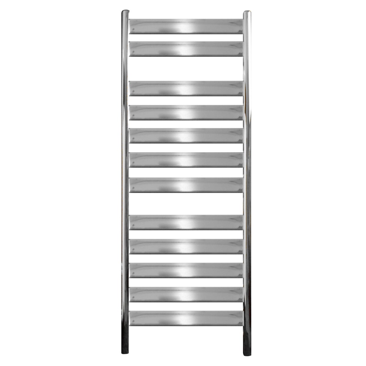 ECD Germany Design Badkamerradiator Tharr - 500 x 950 mm - Chroom - Designradiator Paneelradiator Vlakke radiator Handdoekverwarmer Handdoekdroger Wandverwarming Verwarmingsradiator