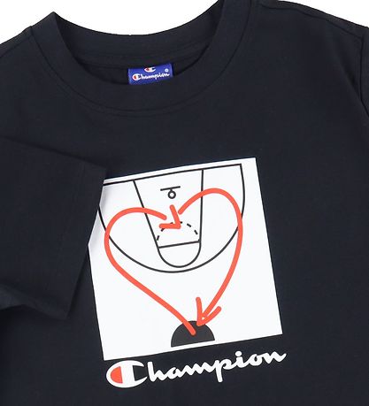 Champion Fashion T-shirt - Sort m. Print