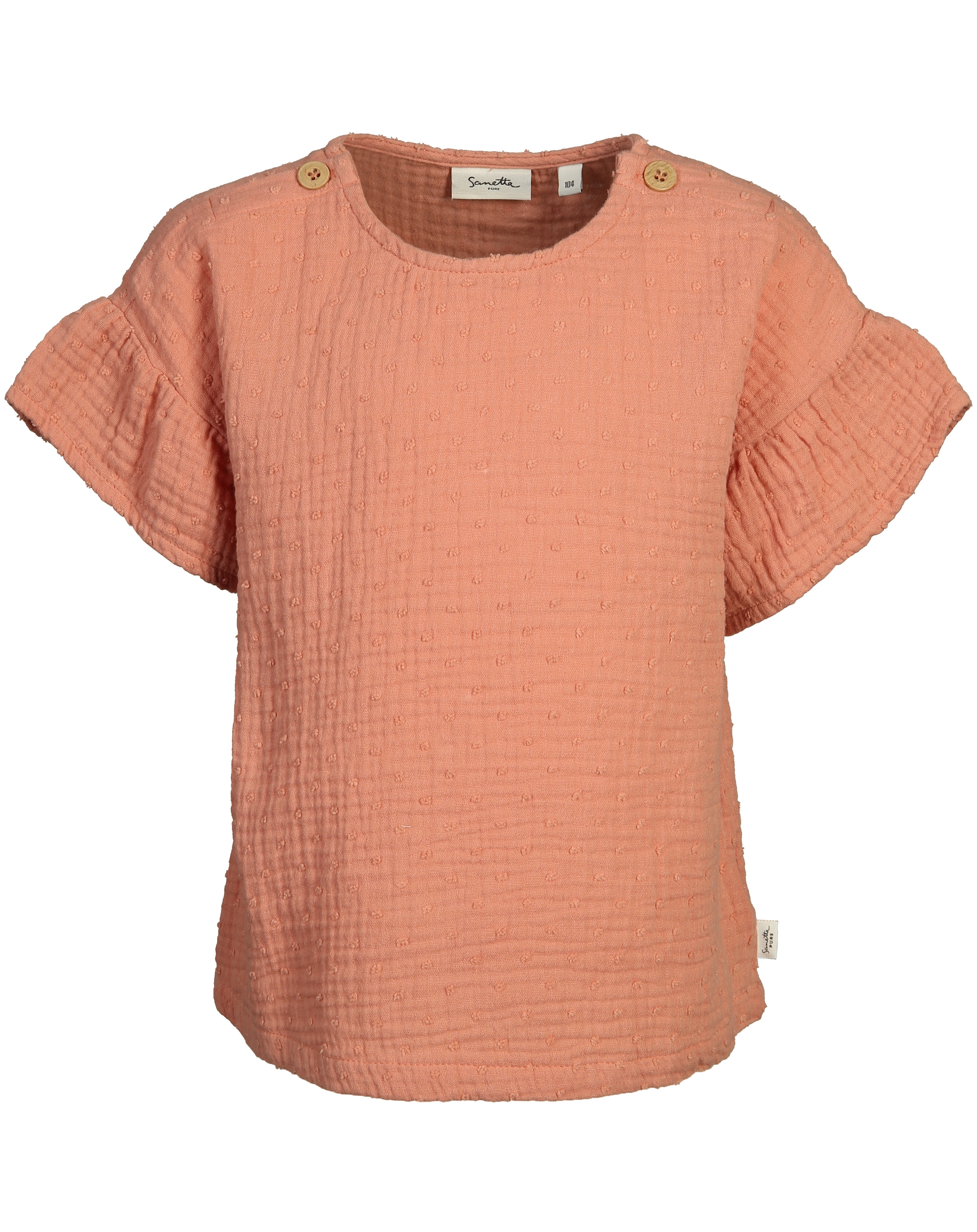Musselin-Bluse CLOUDY in rose dawn
