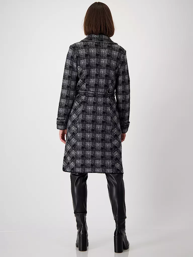 MONARI Wollmantel schwarz