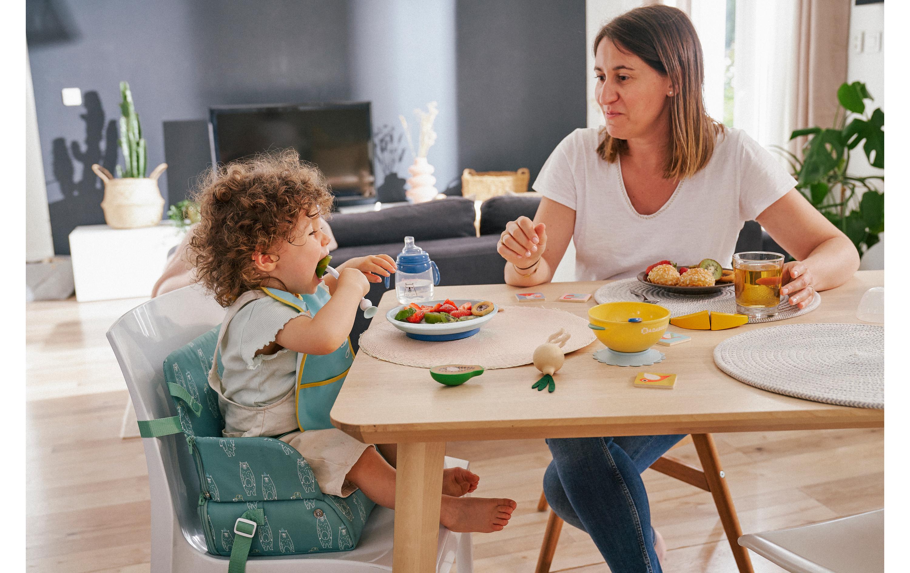 Kinderschüssel Saugnapf 3er-Set mit DeckelSet mit 3 Funcolors Bowls