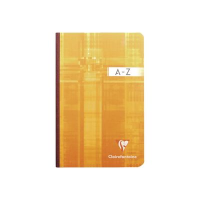 Clairefontaine - Répertoire broché 11 x 17 cm - 192 pages - petits carreaux (5x5 mm) - disponible dans différentes couleurs