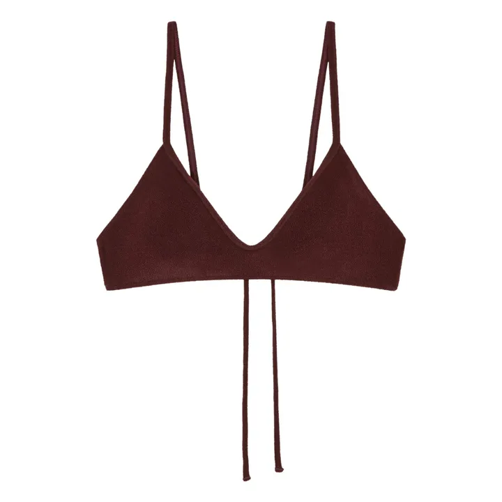 Roseanna Haut de Maillot Rio Smooth Fibres Recyclées | Rouge cerise