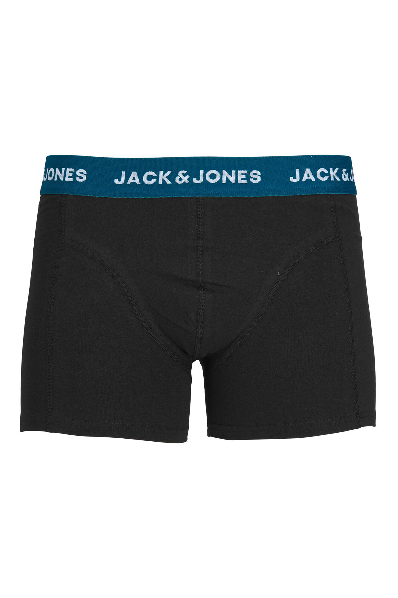 Conjunto de 3 cuecas boxer de algodão combinando.