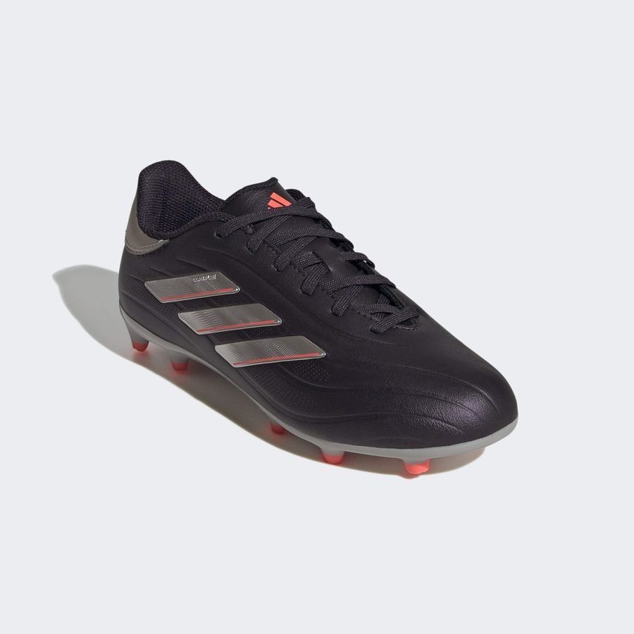 adidas Copa Pure 2 League FG Vivid Horizon - Aurora Black/Argenté/Turbo Enfant