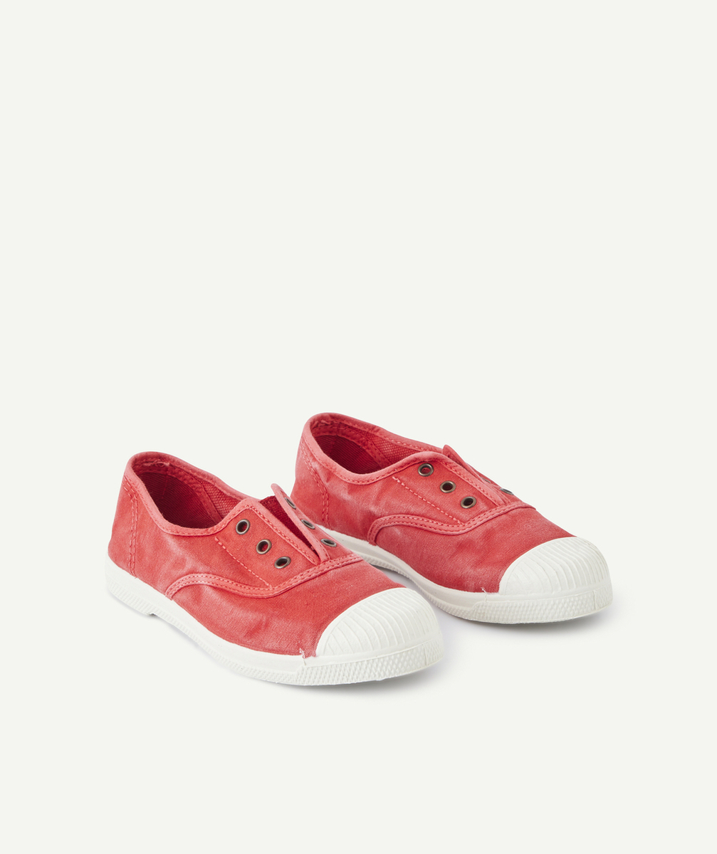 NATURAL WORLDBASKETS ROUGES EN TOILE FILLE