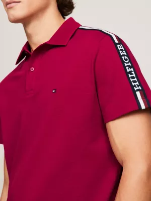 Polo Hilfiger Monotype Global Stripe na manga