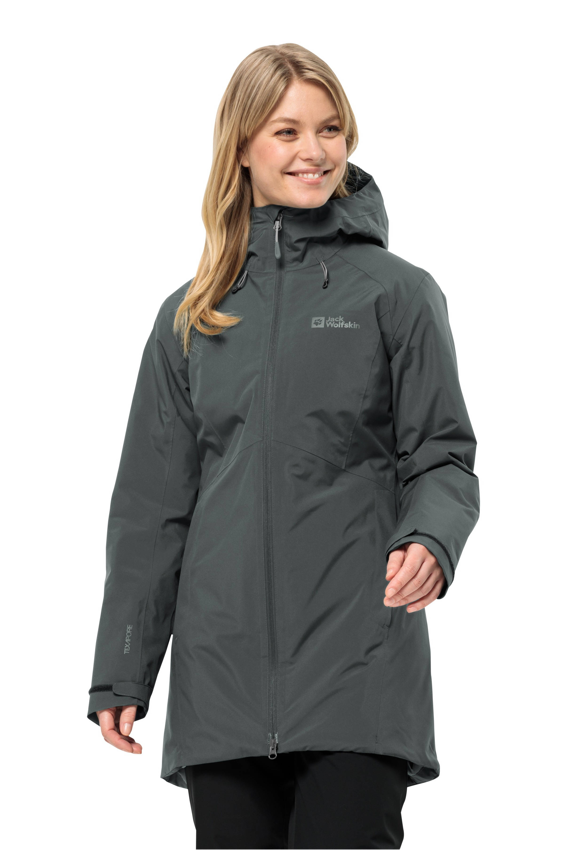 Jack Wolfskin jas Heidelstein grijsgroen