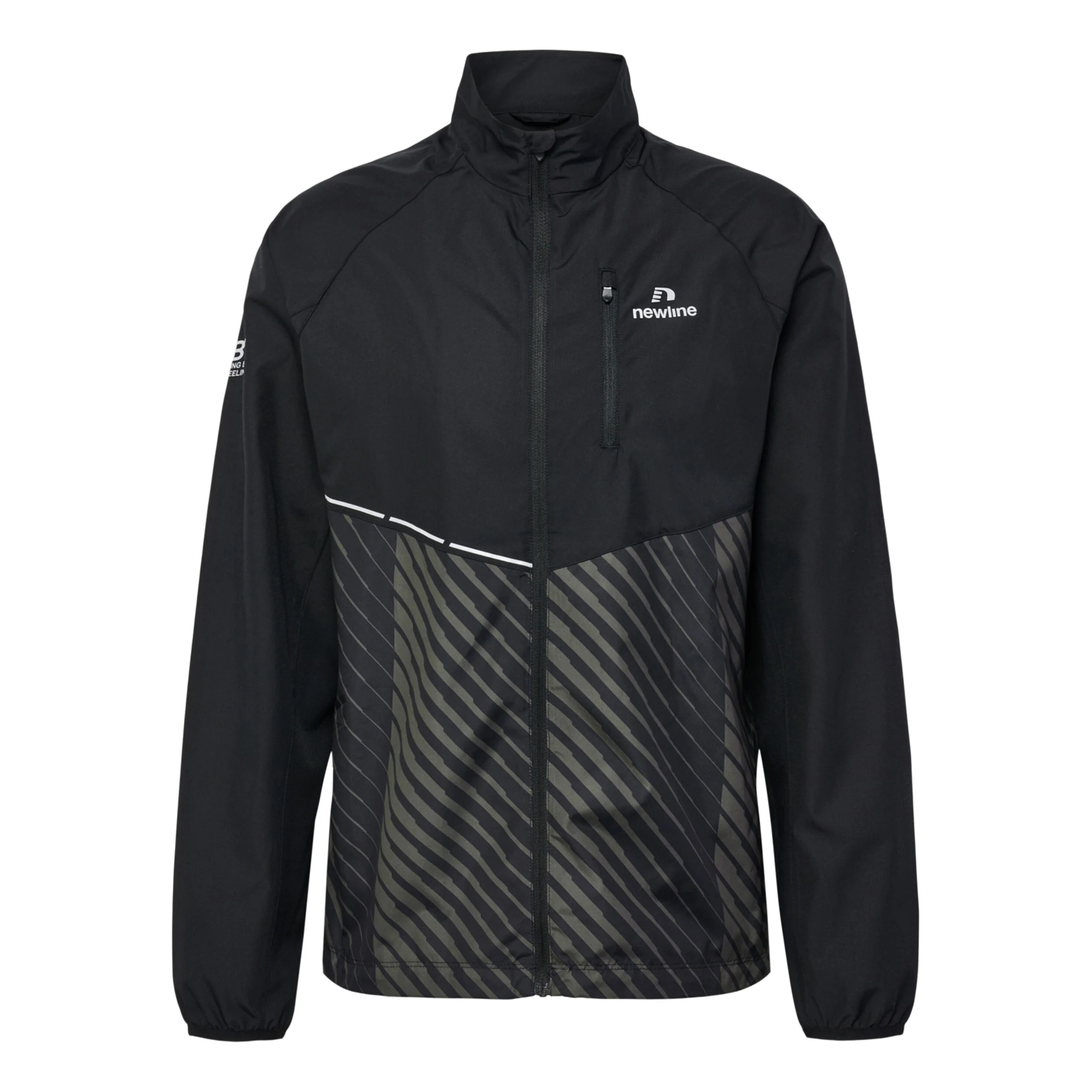 Newline Pace Veste Running Hommes - Noir , Beige