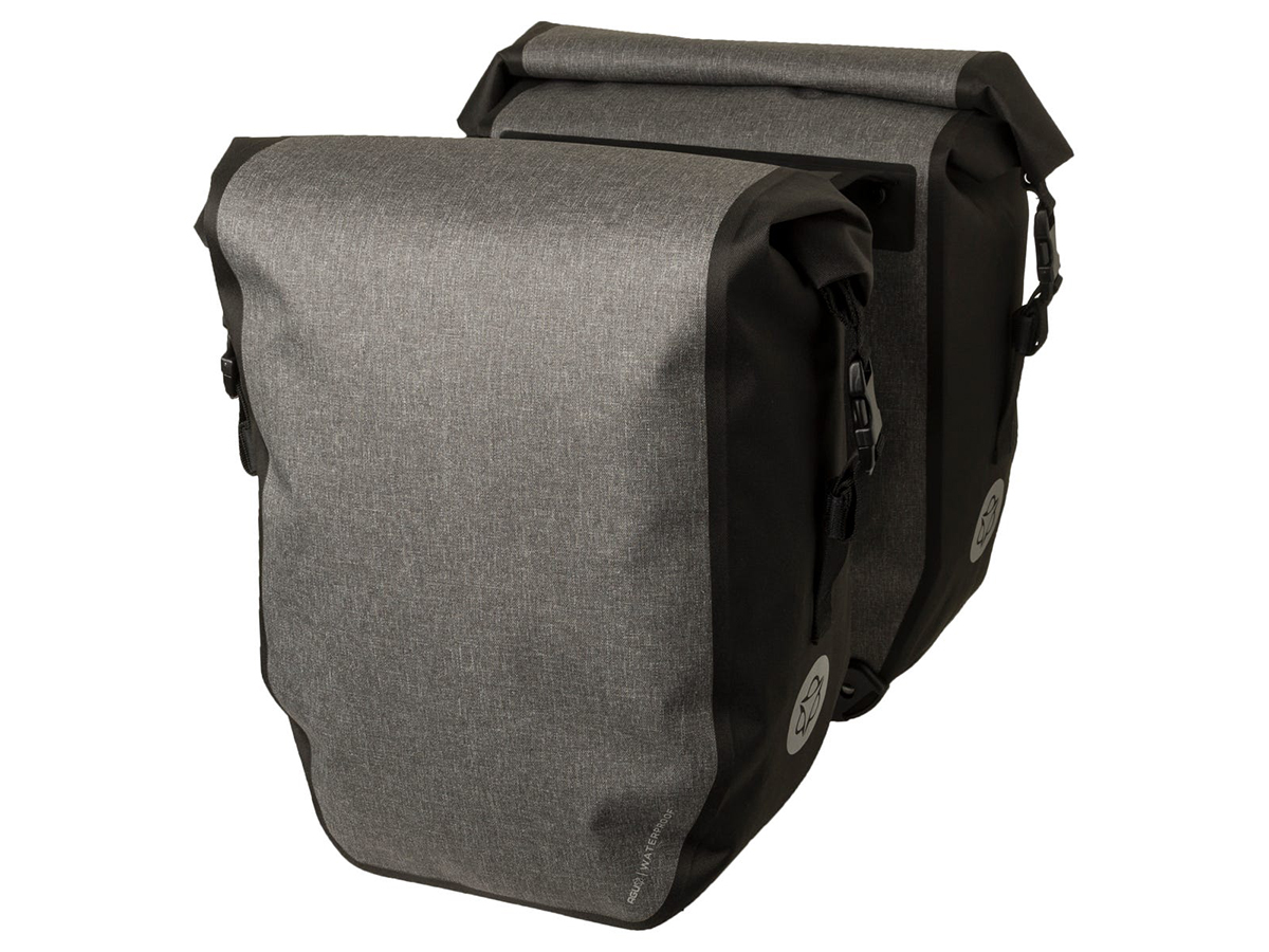 AGU Clean Shelter Large dubbele fietstas - Grey