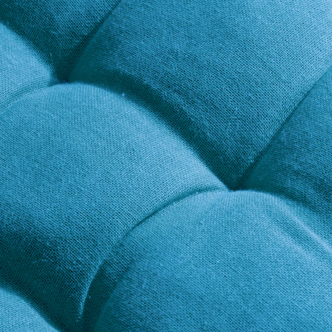 Matelas de sol coton (120 x 60 cm) Pixel Bleu turquoise