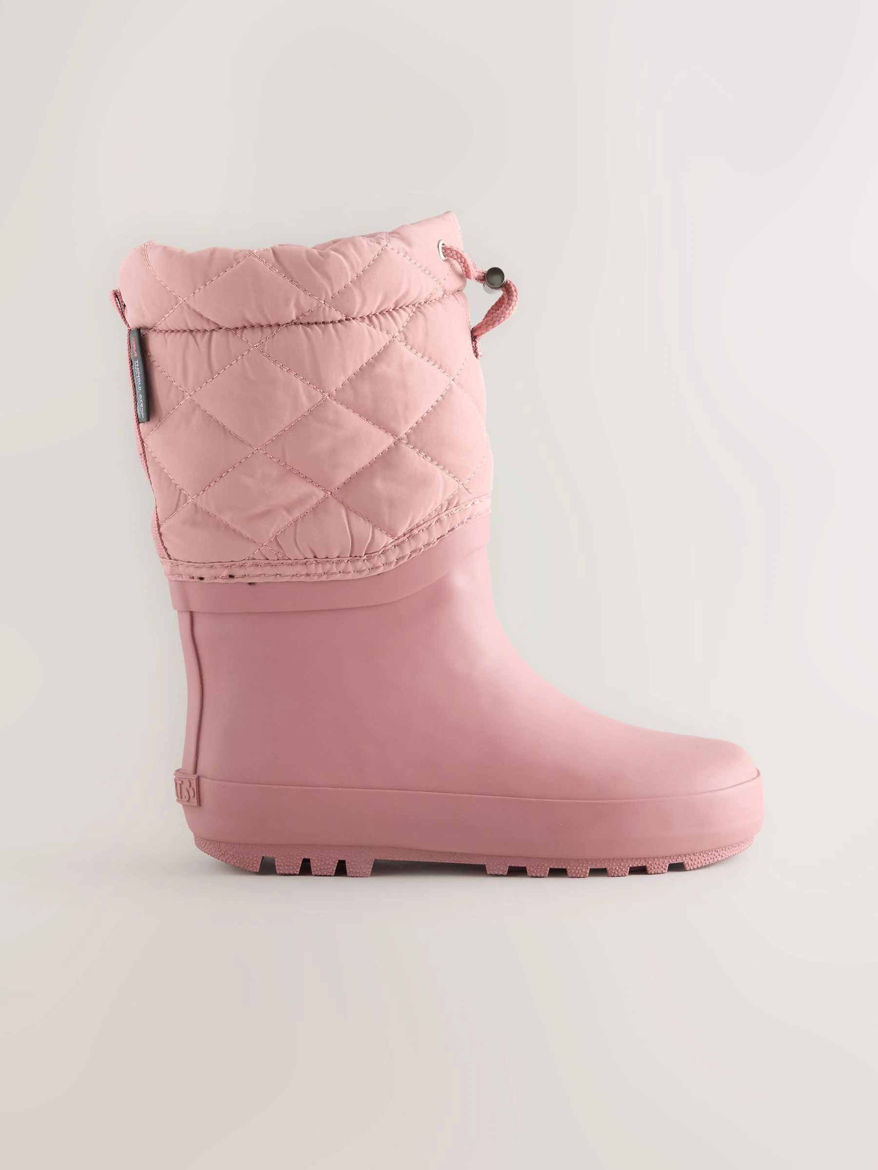 Roze - Thinsulate gevoerde regenlaarzen met rand