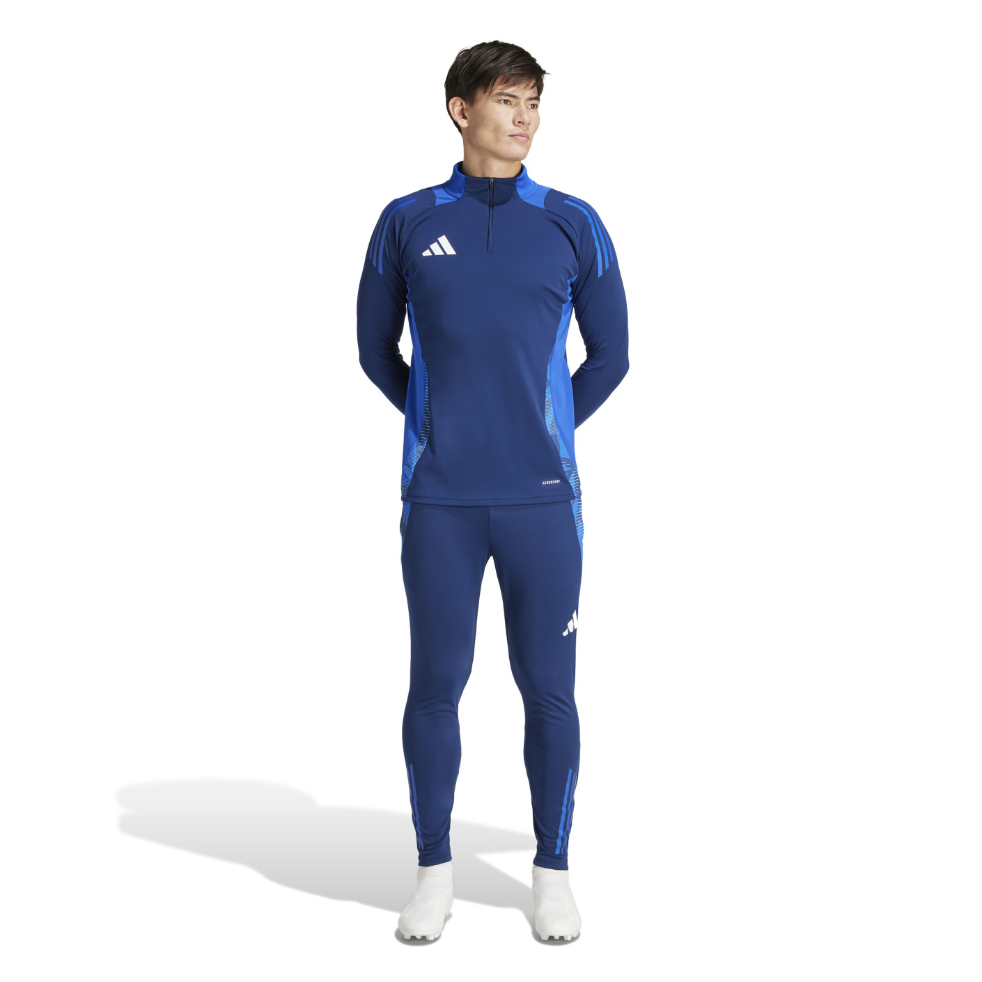 Adidas Tiro 24 Competition Trainingstrui 1/4-Zip Donkerblauw Blauw