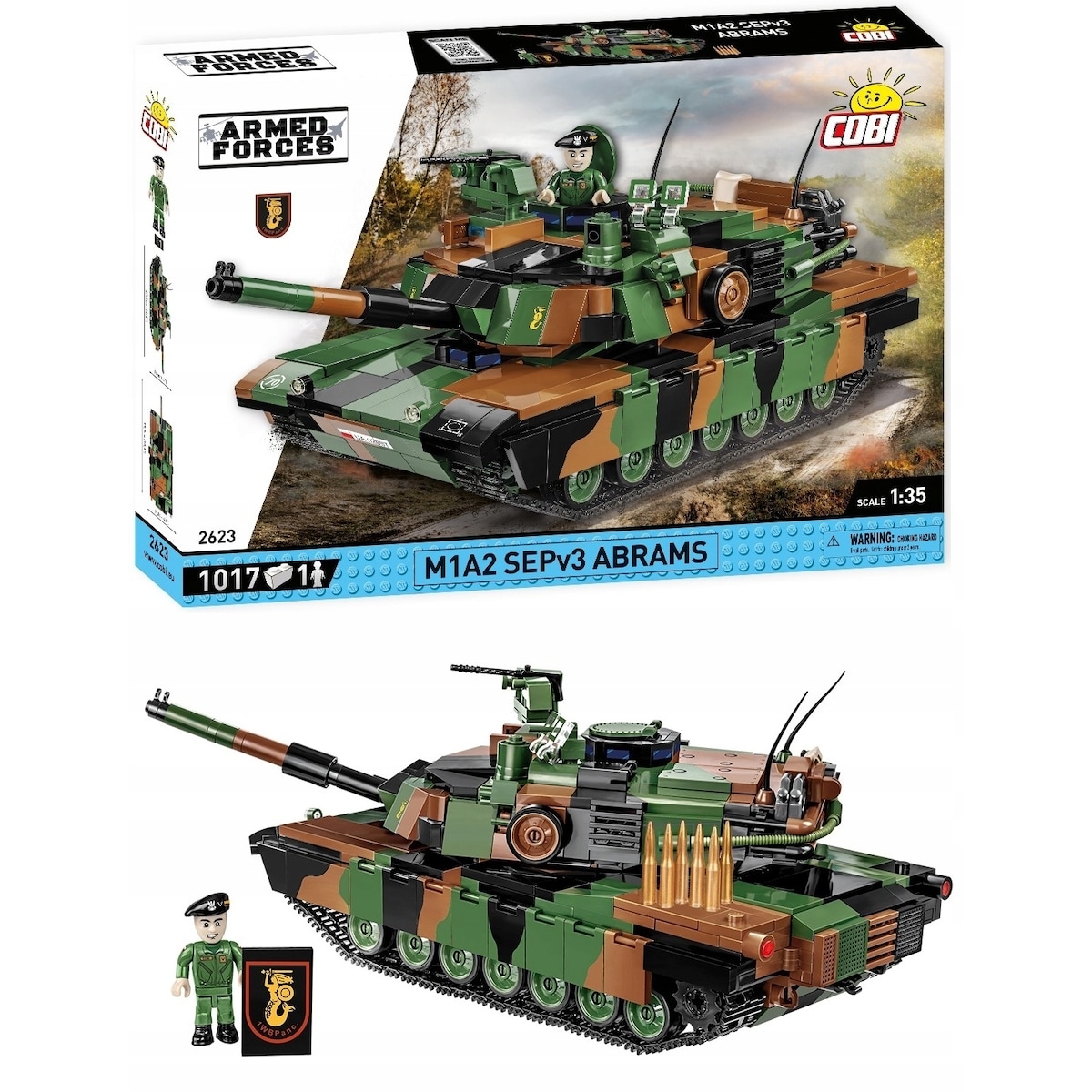 Cobi M1A2 SEPv3 Abrams Tanks