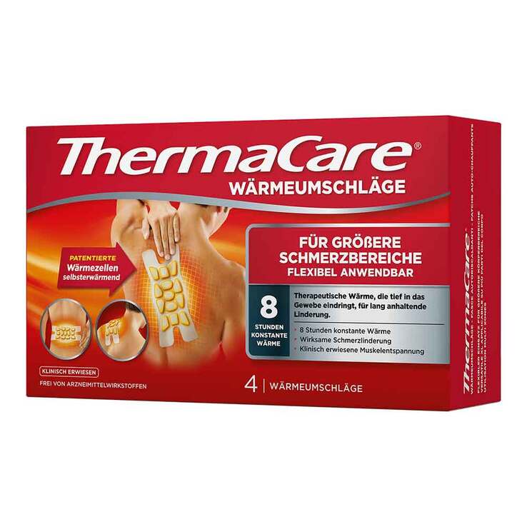 Thermacare für größere Schmerzbereiche, 4 St