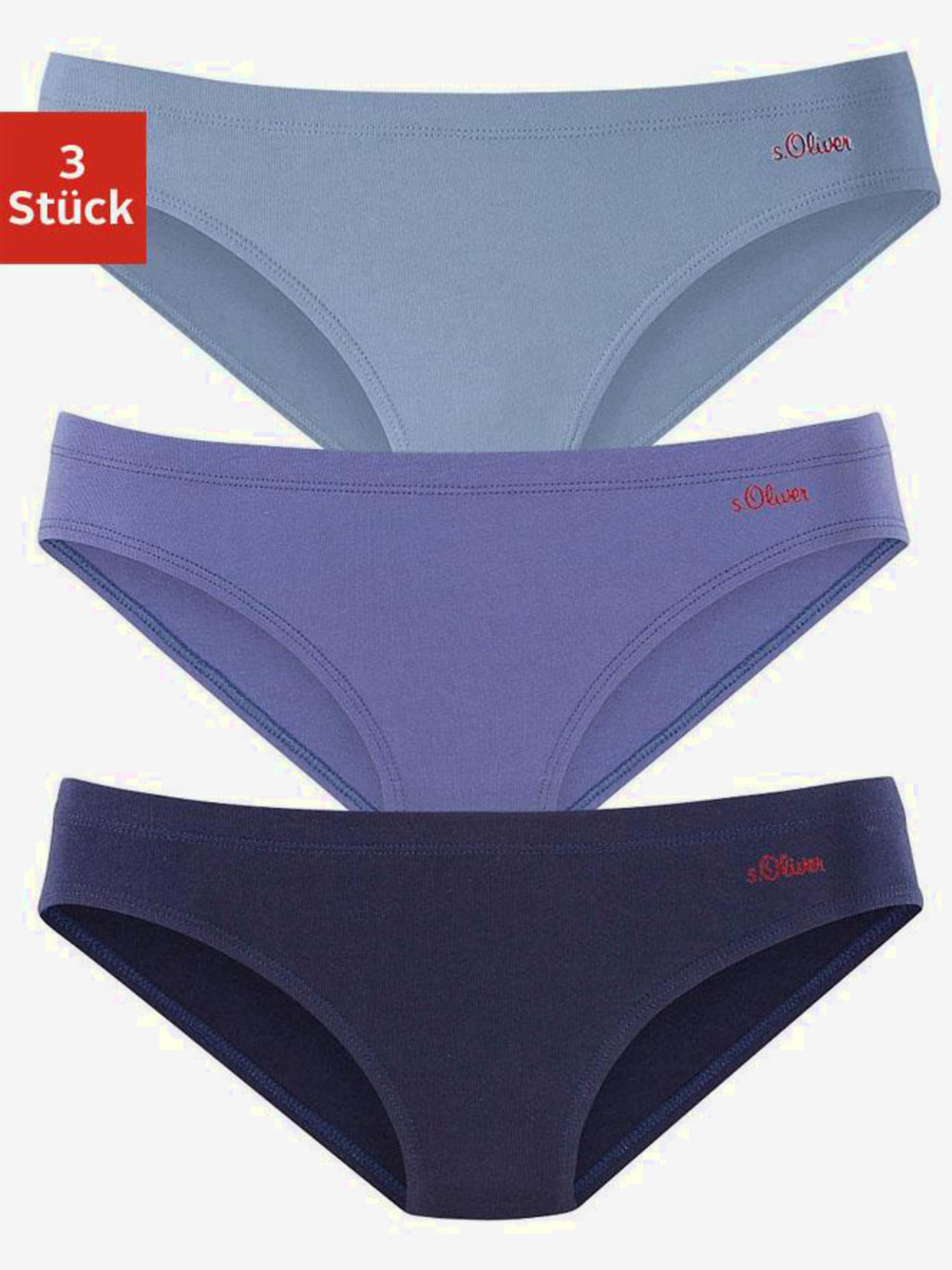 Lot de 3 bas de maillot de bain s.oliver