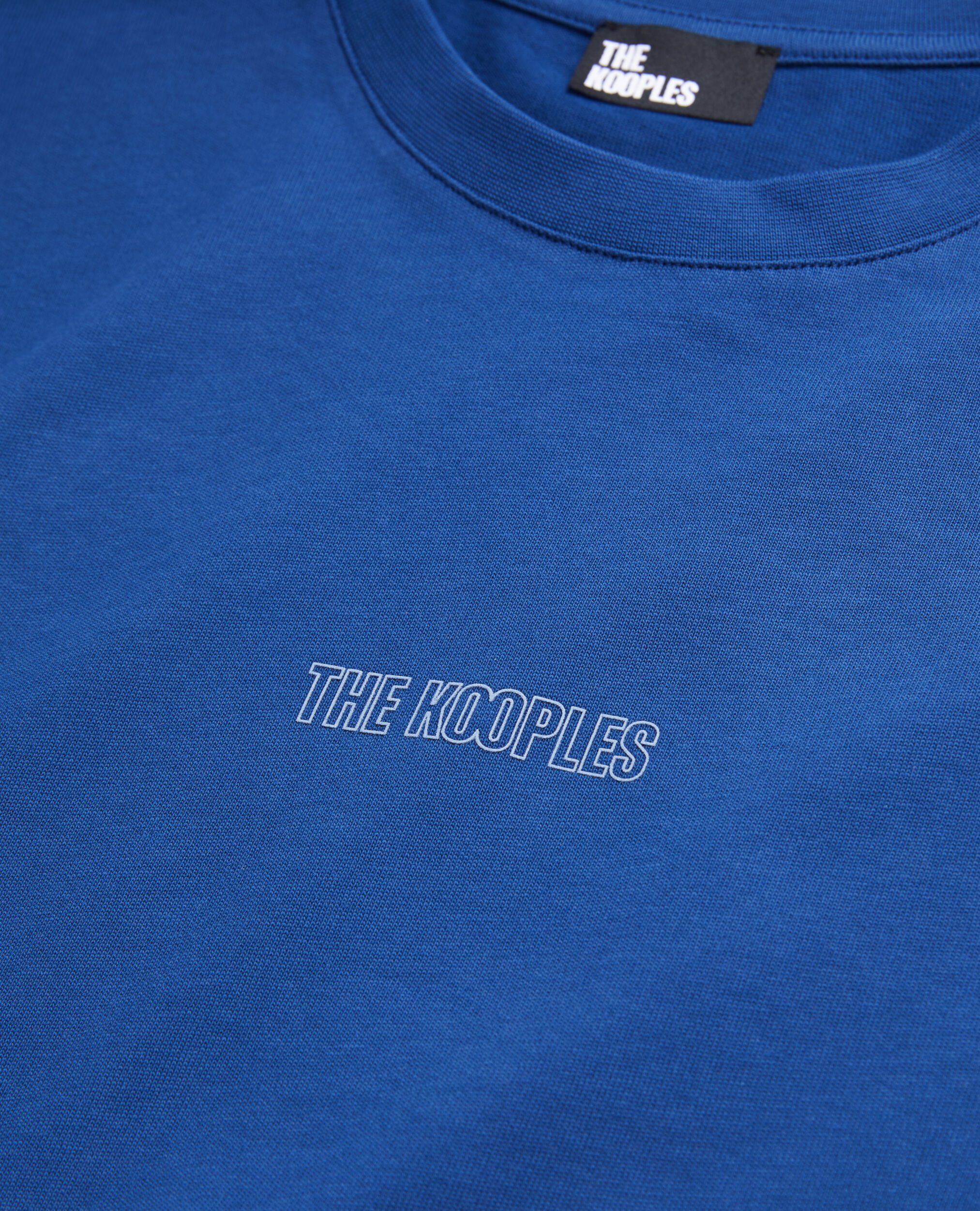 T-shirt bleu vif avec logo