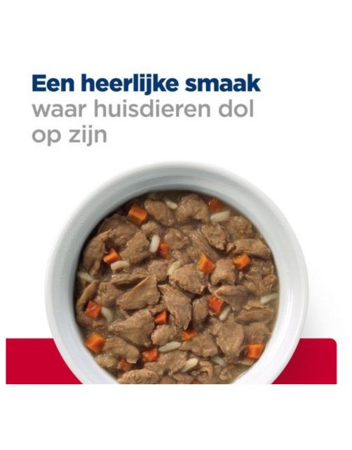 Hill's Prescription Diet I\/D Digestive Care Mini Stress Stoofpotje  Blik - Hondenvoer - Kip Groente 156 g